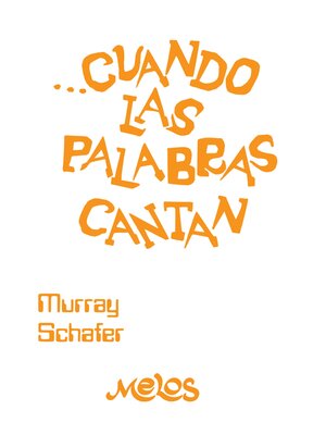 cover image of Cuando las palabras cantan